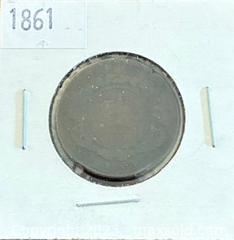 MaxSold Auction: 1861 Cdn. Nova Scotia Queen Victoria Large One Cent  - Newmarket (Ontario, Canada) PARTNER MANAGED Reseller Online Auction - Walter Avenue