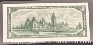 MaxSold Auction: 1867-1967 Cdn. Queen Elizabeth II 1 Dollar Paper Banknote  - Newmarket (Ontario, Canada) PARTNER MANAGED Reseller Online Auction - Walter Avenue