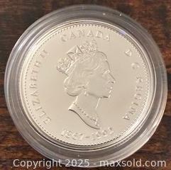 MaxSold Auction: 1867-1992 Cdn. Silver Proof 125 Years Dominion - Ontario 25 Cents - Newmarket (Ontario, Canada) PARTNER MANAGED Reseller Online Auction - Walter Avenue