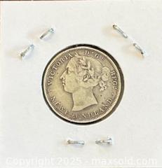 MaxSold Auction: 1888 NFLD Silver Queen Victoria 20 Cents  - Newmarket (Ontario, Canada) PARTNER MANAGED Reseller Online Auction - Walter Avenue