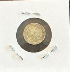 MaxSold Auction: 1916 Cdn. Silver King George V 5 Cents  - Newmarket (Ontario, Canada) PARTNER MANAGED Reseller Online Auction - Walter Avenue