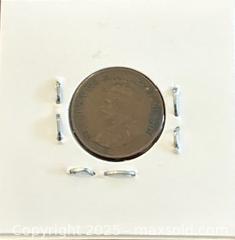 MaxSold Auction: 1932 Cdn. King George V One Cent  - Newmarket (Ontario, Canada) PARTNER MANAGED Reseller Online Auction - Walter Avenue