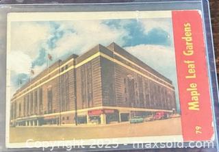 MaxSold Auction: 1955-6 Parkhurst Toronto Maple Leaf Gardens NHL Hockey Collectible Trading Card  - Newmarket (Ontario, Canada) PARTNER MANAGED Reseller Online Auction - Walter Avenue