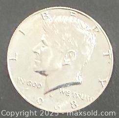 MaxSold Auction: 1968 US Silver Proof Coin Set  - Newmarket (Ontario, Canada) PARTNER MANAGED Reseller Online Auction - Walter Avenue