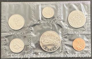 MaxSold Auction: 1969 Cdn. Proof-Like Coin Set  - Newmarket (Ontario, Canada) PARTNER MANAGED Reseller Online Auction - Walter Avenue