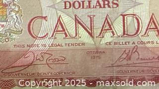 MaxSold Auction: 1975 Cdn. Canada&#39;s Longest-Serving Prime Minister William Lyon Mackenzie King 50 Dollars Paper Banknote - Newmarket (Ontario, Canada) PARTNER MANAGED Reseller Online Auction - Walter Avenue