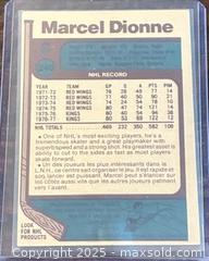 MaxSold Auction: 1977-8 O-Pee-Chee 1st Team All Star Marcel Dionne Hockey Collectible Trading Card  - Newmarket (Ontario, Canada) PARTNER MANAGED Reseller Online Auction - Walter Avenue
