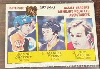 MaxSold Auction: 1980-1 O-Pee-Chee Assist Leaders NHL Hockey Collectible Trading Card  - Newmarket (Ontario, Canada) PARTNER MANAGED Reseller Online Auction - Walter Avenue