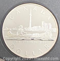 MaxSold Auction: 1984 Cdn. Silver Proof Double Dollar Coin Set  - Newmarket (Ontario, Canada) PARTNER MANAGED Reseller Online Auction - Walter Avenue