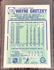 MaxSold Auction: 1990-1 O-Pee-Chee Wayne Gretzky Kings Hockey Collectible Trading Card  - Newmarket (Ontario, Canada) PARTNER MANAGED Reseller Online Auction - Walter Avenue