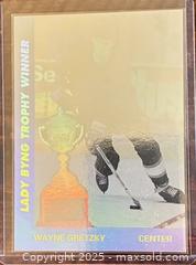 MaxSold Auction: 1991-2 Upper Deck Award Winner Holograms Lady Byng Trophy Wayne Gretzky Hockey Collectible Trading Card   - Newmarket (Ontario, Canada) PARTNER MANAGED Reseller Online Auction - Walter Avenue