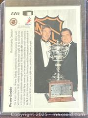 MaxSold Auction: 1991-2 Upper Deck Award Winner Holograms Lady Byng Trophy Wayne Gretzky Hockey Collectible Trading Card   - Newmarket (Ontario, Canada) PARTNER MANAGED Reseller Online Auction - Walter Avenue