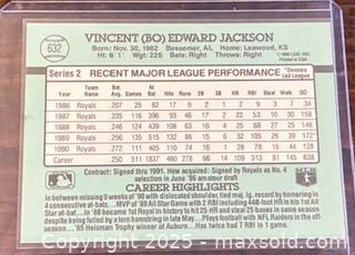 MaxSold Auction: 1991 Donruss Bo Jackson Baseball Collectible Trading Card  - Newmarket (Ontario, Canada) PARTNER MANAGED Reseller Online Auction - Walter Avenue
