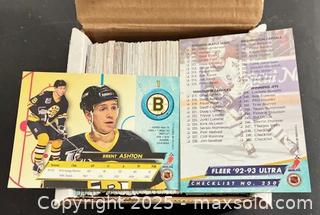 MaxSold Auction: 1992-3 Fleer Ultra Set NHL Hockey Collectible Trading Cards  - Newmarket (Ontario, Canada) PARTNER MANAGED Reseller Online Auction - Walter Avenue