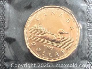 MaxSold Auction: 1997 Cdn. Proof-Like Coin Set  - Newmarket (Ontario, Canada) PARTNER MANAGED Reseller Online Auction - Walter Avenue