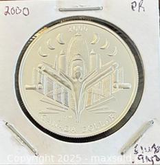 MaxSold Auction: 2000 Cdn. Silver Proof Voyage of Discovery 1 Dollar  - Newmarket (Ontario, Canada) PARTNER MANAGED Reseller Online Auction - Walter Avenue