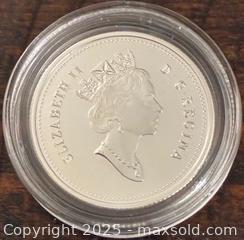 MaxSold Auction: 2001 Cdn. Silver Proof Queen Elizabeth II 25 Cents  - Newmarket (Ontario, Canada) PARTNER MANAGED Reseller Online Auction - Walter Avenue