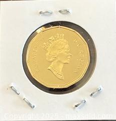 MaxSold Auction: 2003 Cdn. Proof Queen Elizabeth II Loonie  - Newmarket (Ontario, Canada) PARTNER MANAGED Reseller Online Auction - Walter Avenue