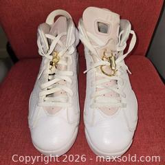MaxSold Auction: Nike Jordan retro 6 "gold hoops" - Caledon (Ontario, Canada) SELLER MANAGED Downsizing Online Auction - Hurontario Street