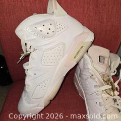 MaxSold Auction: Nike Jordan retro 6 "gold hoops" - Caledon (Ontario, Canada) SELLER MANAGED Downsizing Online Auction - Hurontario Street