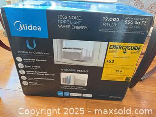 MaxSold Auction: NEW Midea U-Shaped Window Air Conditioner - Bremerton (Washington, USA) SELLER MANAGED Estate Sale Online Auction - Burwell Street (STORAGE)