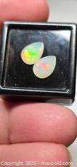 MaxSold Auction: AAA rare faceted opal pair - Toronto (Ontario, Canada) PARTNER MANAGED Reseller Online Auction - Gerrard Street East