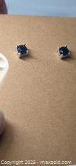 MaxSold Auction: Amazing blue sapphire Earrings  - Toronto (Ontario, Canada) PARTNER MANAGED Reseller Online Auction - Gerrard Street East