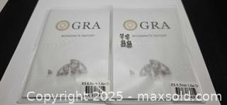 MaxSold Auction: Certified moissanite earrings  - Toronto (Ontario, Canada) PARTNER MANAGED Reseller Online Auction - Gerrard Street East