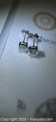 MaxSold Auction: Certified moissanite earrings  - Toronto (Ontario, Canada) PARTNER MANAGED Reseller Online Auction - Gerrard Street East
