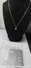 MaxSold Auction: Certified moissanite necklace  - Toronto (Ontario, Canada) PARTNER MANAGED Reseller Online Auction - Gerrard Street East