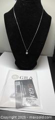 MaxSold Auction: Certified moissanite necklace  - Toronto (Ontario, Canada) PARTNER MANAGED Reseller Online Auction - Gerrard Street East