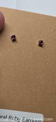 MaxSold Auction: Natural rare Ruby Earrings  - Toronto (Ontario, Canada) PARTNER MANAGED Reseller Online Auction - Gerrard Street East