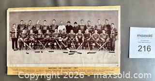 MaxSold Auction: 1936-37 Crown Brand Montreal Canadiens Team Picture  - Ottawa (Ontario, Canada) SELLER MANAGED Downsizing Online Auction - Sandy Forest Place