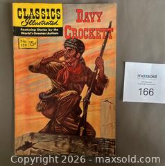 MaxSold Auction: 1966 Classics Illustrated # 129 "Davy Crockett" Comic - Ottawa (Ontario, Canada) SELLER MANAGED Downsizing Online Auction - Sandy Forest Place