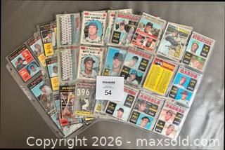 MaxSold Auction:  1970 + 1971 OPC Baseball Card Lot of 54 in Binder Pages - Ottawa (Ontario, Canada) SELLER MANAGED Downsizing Online Auction - Sandy Forest Place