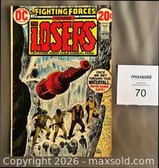 MaxSold Auction: 1973 D.C. "Our Fighting Forces Featuring The Losers" # 143 Comic Book  - Ottawa (Ontario, Canada) SELLER MANAGED Downsizing Online Auction - Sandy Forest Place