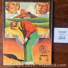 MaxSold Auction: 1977 Canadian Open Program Autographed by Arnold Palmer - Ottawa (Ontario, Canada) SELLER MANAGED Downsizing Online Auction - Sandy Forest Place