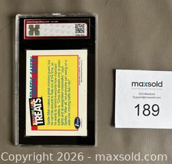 MaxSold Auction: 1991 Impel Spiderman Card Graded KSA 8.5 NEAR MINT-MINT+  - Ottawa (Ontario, Canada) SELLER MANAGED Downsizing Online Auction - Sandy Forest Place