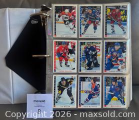 MaxSold Auction: 1993-94 Score Hockey Card Series 1 Near Set 494 / 495 in Binder Pages   - Ottawa (Ontario, Canada) SELLER MANAGED Downsizing Online Auction - Sandy Forest Place