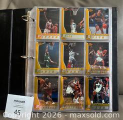 MaxSold Auction: 1996-97 Bowman's Best NBA Basketball Card Complete Set of 80 in Binder Pages  - Ottawa (Ontario, Canada) SELLER MANAGED Downsizing Online Auction - Sandy Forest Place
