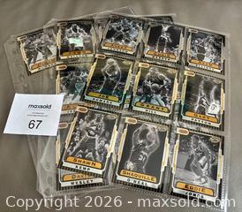 MaxSold Auction: 1996-97 Bowman's Best NBA Complete "Retro" Insert Set 20 Cards in Binder Pages w / Shaq  - Ottawa (Ontario, Canada) SELLER MANAGED Downsizing Online Auction - Sandy Forest Place
