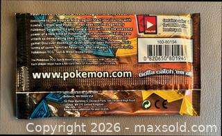 MaxSold Auction: 2017 Pokémon "Sun & Moon" Booster Pack of Cards Factory Sealed / Pack # 2 - Ottawa (Ontario, Canada) SELLER MANAGED Downsizing Online Auction - Sandy Forest Place