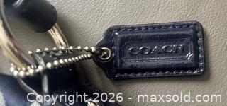 MaxSold Auction: Blue + Silver Coach Purse New + Never Used - Ottawa (Ontario, Canada) SELLER MANAGED Downsizing Online Auction - Sandy Forest Place