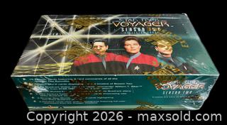 MaxSold Auction: Factory Sealed Star Trek Voyager Season 2 Wax Box 1996 / 48 Packs - Ottawa (Ontario, Canada) SELLER MANAGED Downsizing Online Auction - Sandy Forest Place