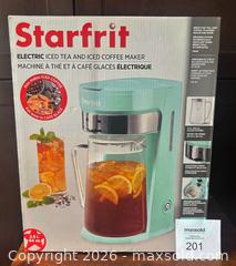 MaxSold Auction: Factory Sealed Starfrit Electric Iced Tea & Iced Coffee Maker  - Ottawa (Ontario, Canada) SELLER MANAGED Downsizing Online Auction - Sandy Forest Place