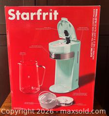 MaxSold Auction: Factory Sealed Starfrit Electric Iced Tea & Iced Coffee Maker  - Ottawa (Ontario, Canada) SELLER MANAGED Downsizing Online Auction - Sandy Forest Place
