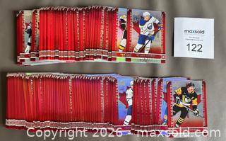 MaxSold Auction: Huge lot of 112 x 2024-25 Tim Hortons Hockey "True North Future" Insert Cards w 5 Connor Bedard & 10 Sidney Crosby Cards - Ottawa (Ontario, Canada) SELLER MANAGED Downsizing Online Auction - Sandy Forest Place