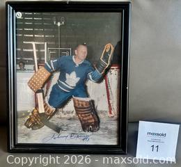 MaxSold Auction: Johnny Bower Framed + Autogrpahed Color Photo - Ottawa (Ontario, Canada) SELLER MANAGED Downsizing Online Auction - Sandy Forest Place