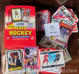 MaxSold Auction: Lot of 1,175  1991-92 Score Series 1 Hockey Cards in Original Box - Ottawa (Ontario, Canada) SELLER MANAGED Downsizing Online Auction - Sandy Forest Place
