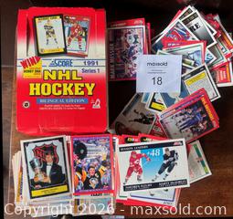MaxSold Auction: Lot of 1,175  1991-92 Score Series 1 Hockey Cards in Original Box - Ottawa (Ontario, Canada) SELLER MANAGED Downsizing Online Auction - Sandy Forest Place